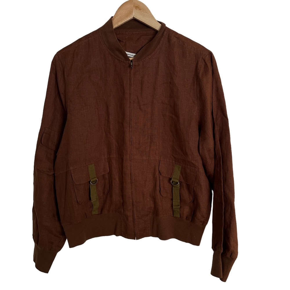 Richard Malcolm Brown Linen Jacket, L